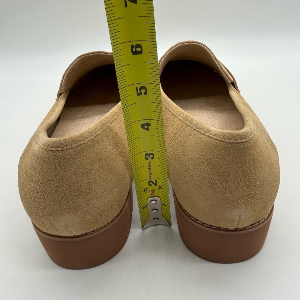 Vionic Cheryl II Suede Loafers Women’s Sz 12W Camel Brown Tan Slip-On Shoes NWB - Picture 9 of 11
